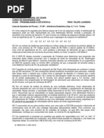 lista de estatística