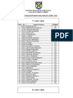 Alunos Selecionados para A Semana Zero - 1