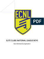 4 - Boys ECNL New Membership Application - Rolling Admissions
