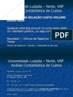 Dinâmica Da Relação Custo Volume Resultado