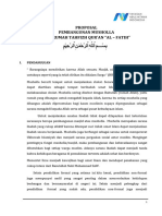 Proposal Pemb. Musholla & Rumah Tahfiz 2020