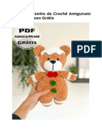 Biscoito Ursinho de Croche Amigurumi Passo A Passo Gratis PDF