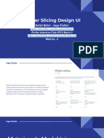 Flutter Slicing UI Design