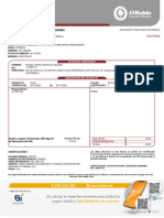 Seguros El Roble, Sociedad Anonima Seguros El Roble S.A.: Factura