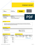 Cebu Pacific - Print Itinerary