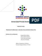 Proyecto Final Del Polimero (PVC)