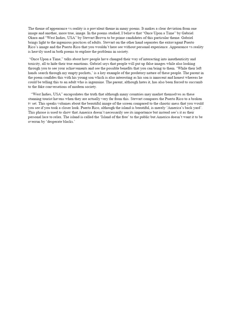 Analyse And Discuss The Theme Of Appearance Vs Reality In The Short Story The Diamond Necklace