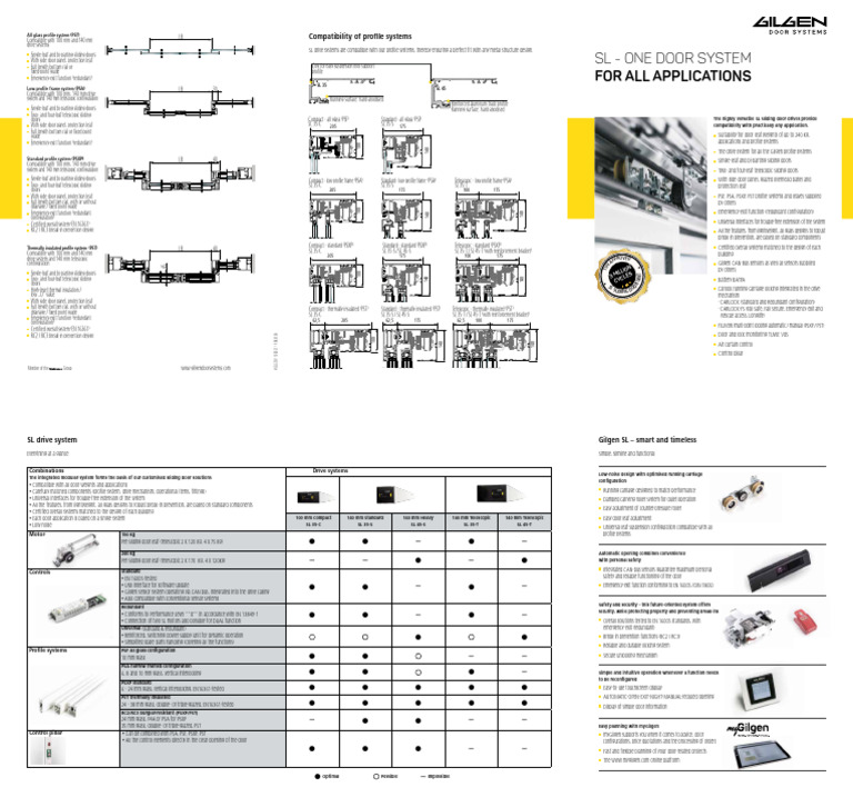 Puerta Automatica Gilgen | PDF | Door | Manufactured Goods