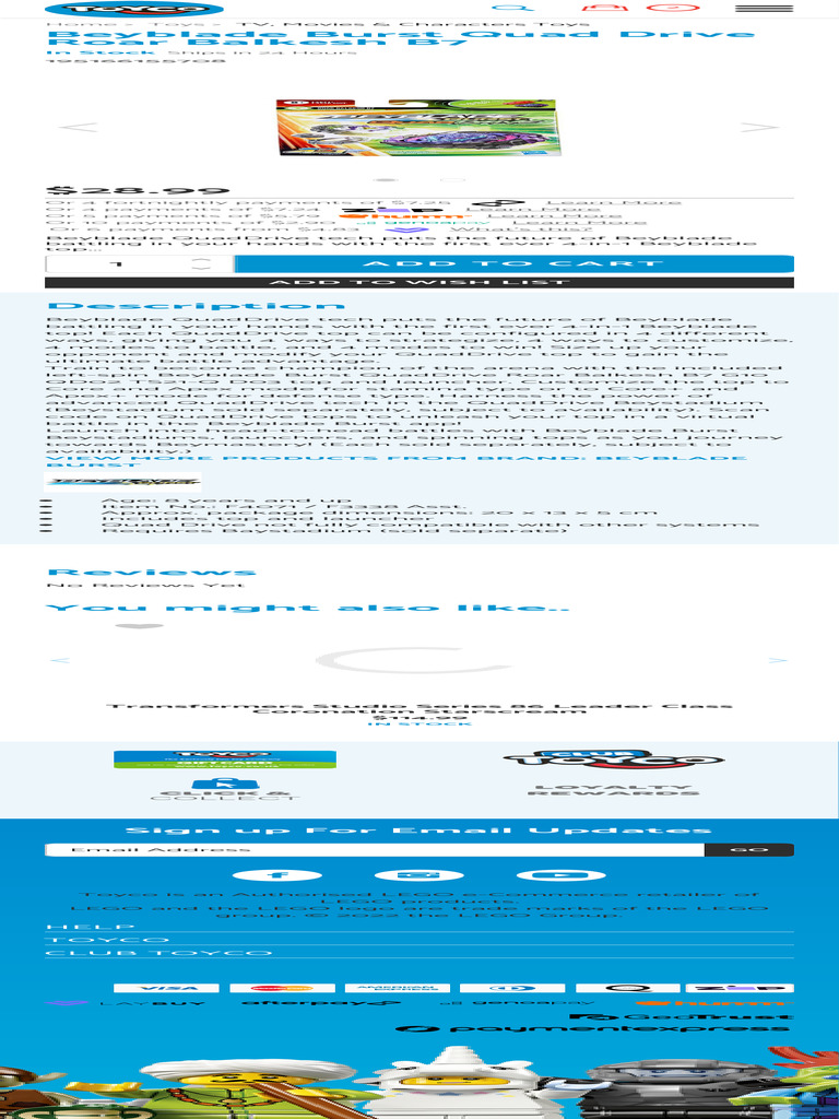 Beyblade Burst QuadDrive Roar Balkesh | PDF | Lego
