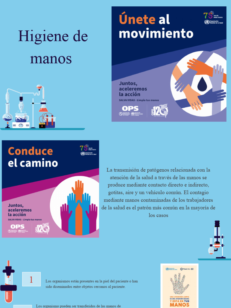 Higene de Manos OMS | PDF | Lavado de manos | Mano