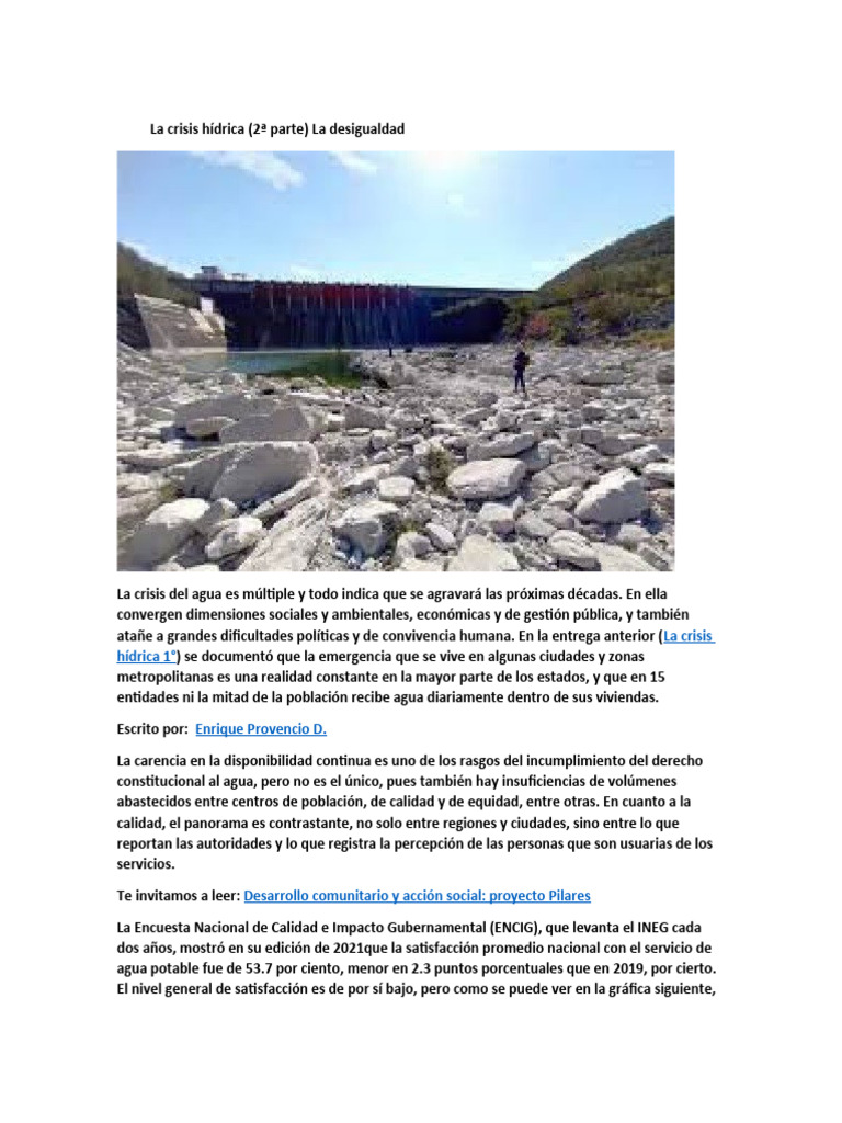 Image Result For Crisis Hdrica Qu Pasara Si El Agua Desaparece