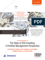 The State of ESG Investing PA