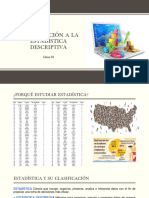 Clase 01 Estadística y Probabilidad