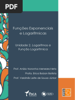 Unidade 2. Logaritmo e Função Logarítmica