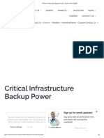Critical Infrastructure Backup Power - Advent Technologies