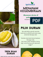 Menanam Durian Di Pekarangan