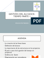 Gestion de Alcance Tiempo