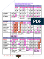 Yavatmal District Court 2024 Calendar