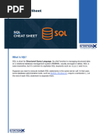 SQL Cheat Sheet