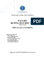 Đề cương thảo luận Luật Lao Động