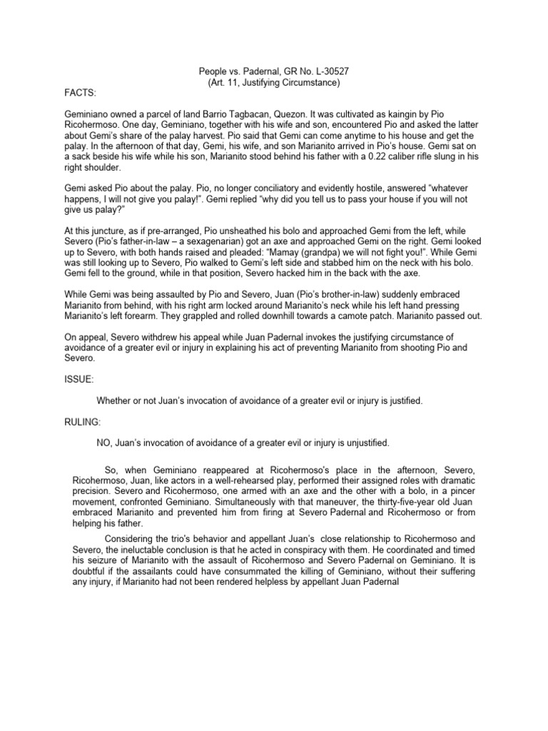 People Vs Padernal | PDF | Mystery, Thriller & Crime Fiction
