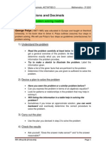 UNIT 1 Fractions and Decimals. Activities 3. _3º ESO_