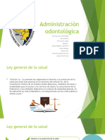 Administración Odontológica Normativa en Odontología