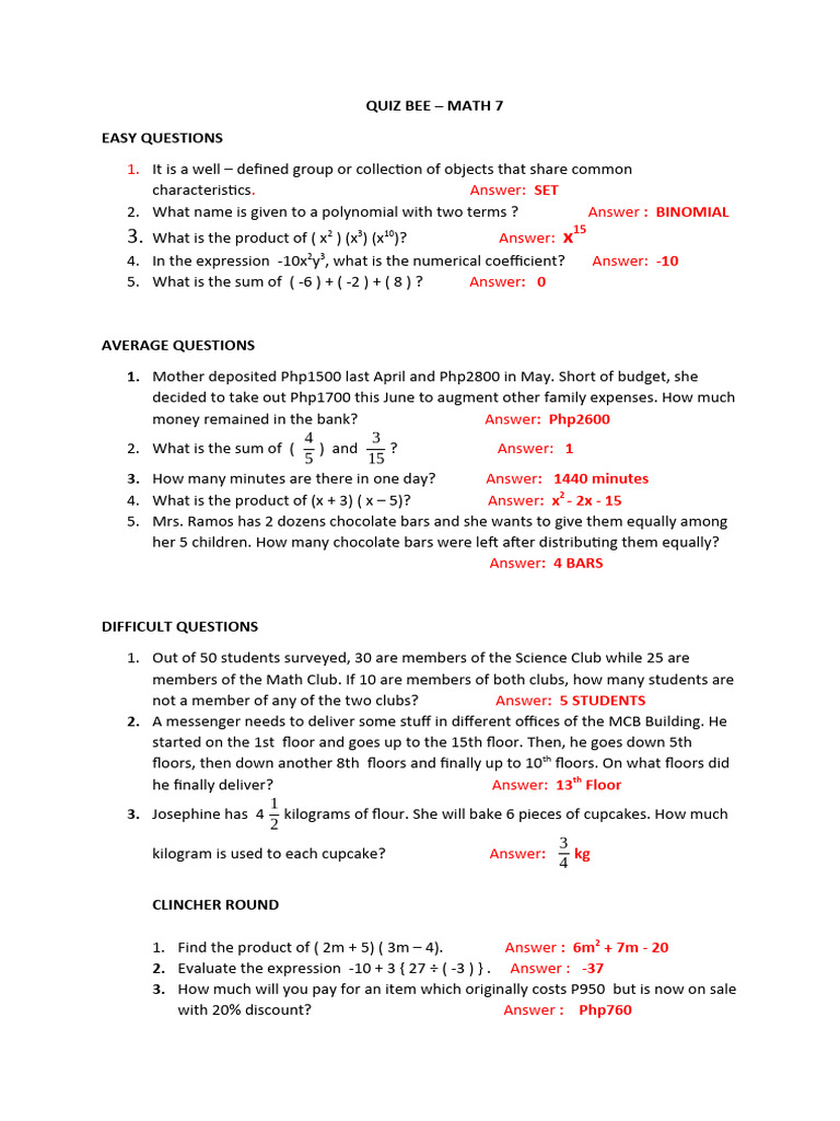 Developing Algorithms Using Strings Quiz