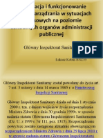 Organizacja i funkcjonowanie systemu zarządzania w sytuacjach kryzysowych