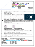 20-01-2023 - SR - Super60 - (NUCLEUS, STERLING) & LIIT - BT - Jee-Main-GTM-10 - Q.PAPER