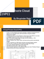 Virtual Private Cloud (VPC) : by Bhupinder Rajput