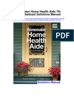 Instant Download Homemaker Home Health Aide 7th Edition Balduzzi Solutions Manual PDF Full Chapter