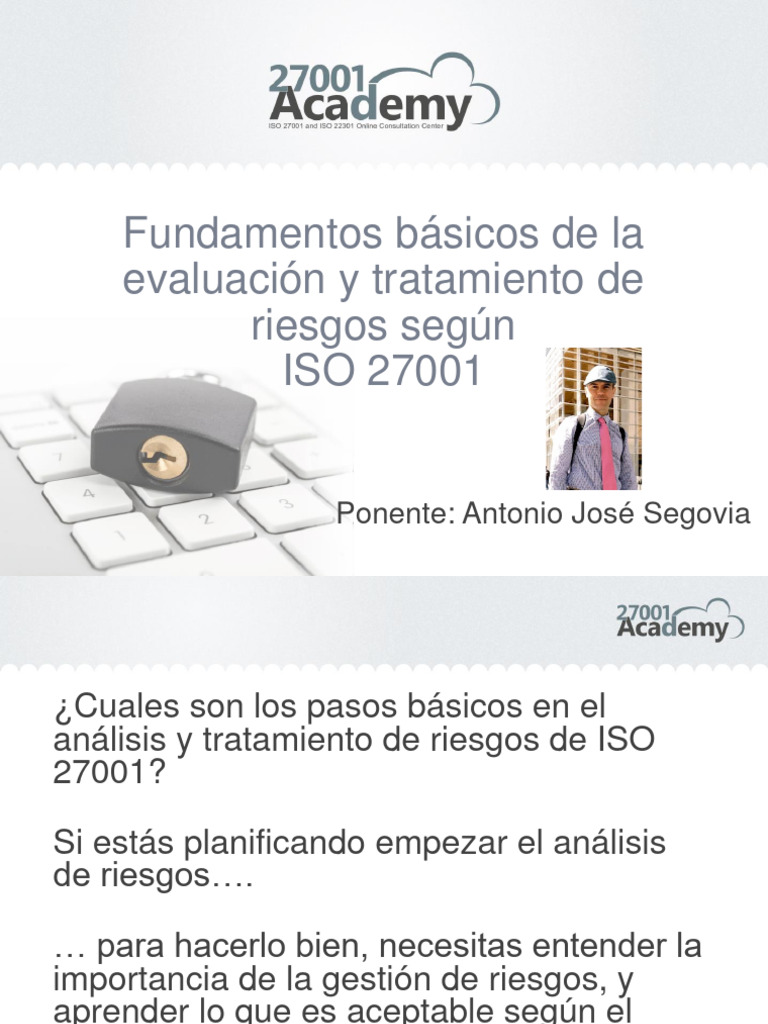 Análisis y Tratamiento de Riesgos ISO 27001 | PDF | Gestión de riesgos ...