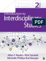 Allen F Repko Introduction To Interdisciplinary Studies 2016