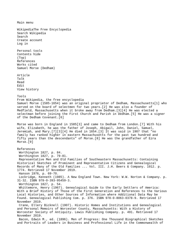 Samuel morse dedham pdf websites
