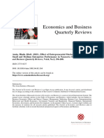 Economics and Business Quarterly Reviews