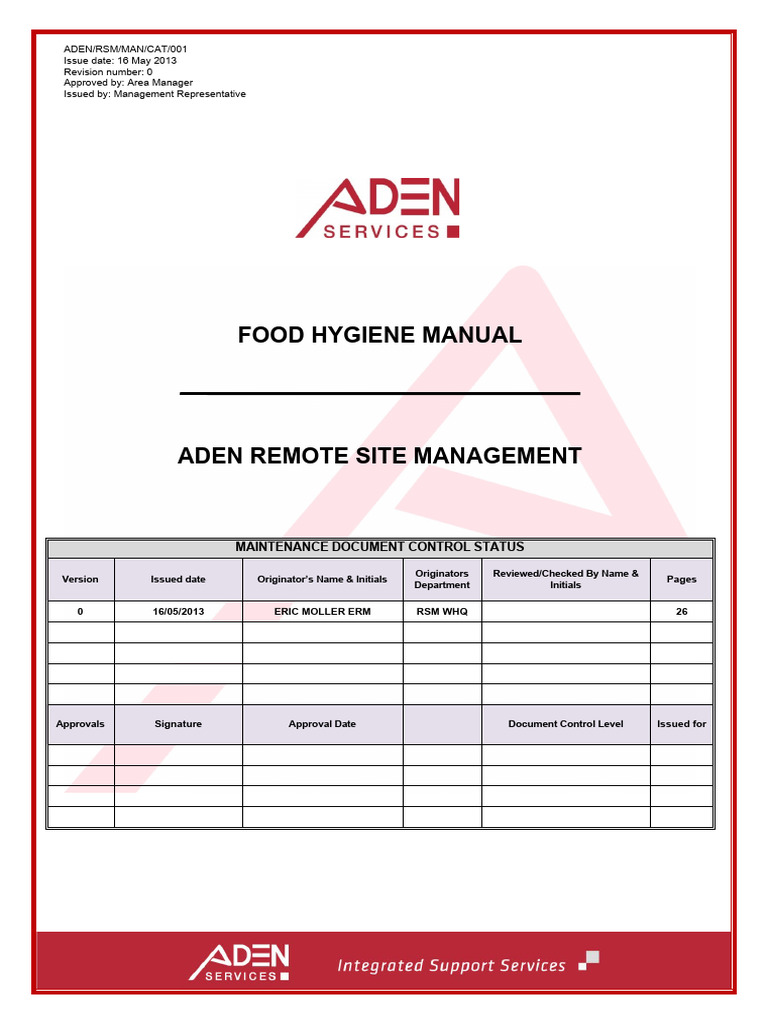 Food Hygiene Guidelines for Handlers | PDF | Food Safety | Foodborne ...