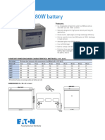 Eaton 12v 280w Battery Brochure BAT03FXA