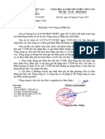 CV 2496 NPC Quy Dinh Gia Khoi Diem Thanh Ly VTTH - 05 - 2022