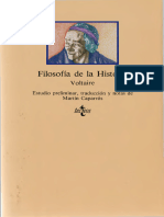 Voltaire. Filosofía de La Historia. (Tecnos, 1990)