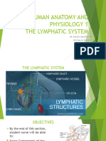 HUMAN ANATOMY AND PHYSIOLOGY 1 Lymphatic Syst