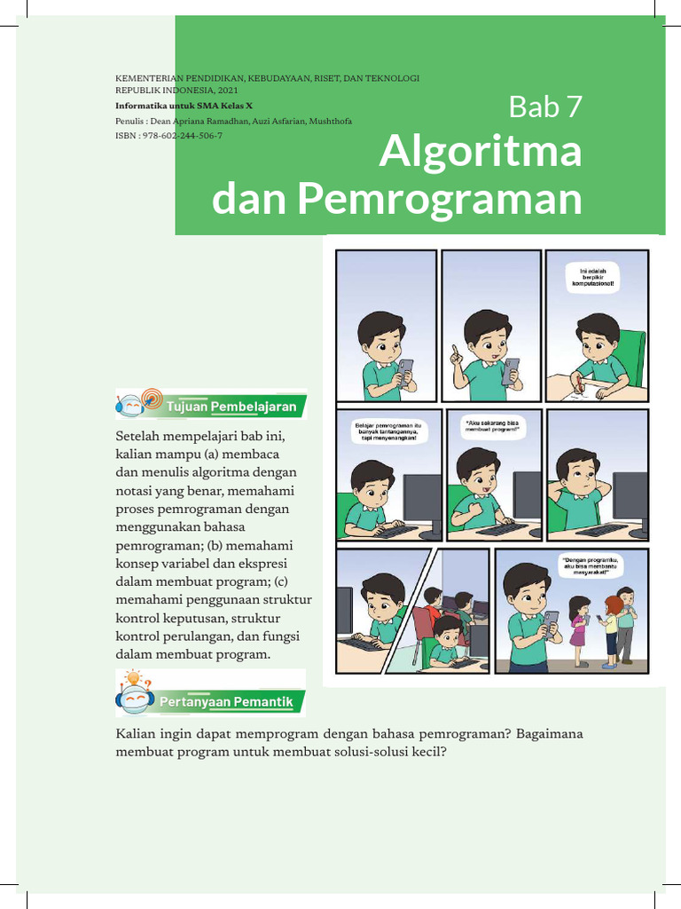 Algoritma dan Pemrograman Dasar | PDF | Komputer