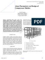Study of Various Parameters On Design of Compressor Shelter