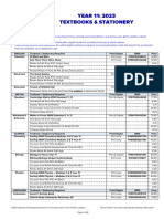 Year 11 Textbooks Stationery