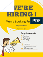 Job Vacancy Poster