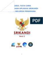 MANUAL USER SRIKANDI VERSI 2.1 I 17 Okt Kirim