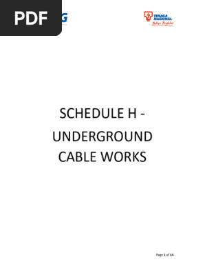 ECRL FS01 - TUNJUNG - UGC - SCHEDULE H