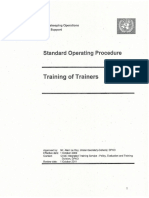 002-004 Standard Operating Procedure Training of Trainers