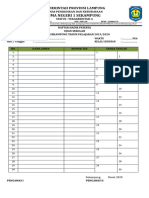 Daftar Hadir Uts Ganjil Oktober 2019 2020