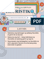 Gamit NG Wika Sa Lipunan Bilang Heuristiko